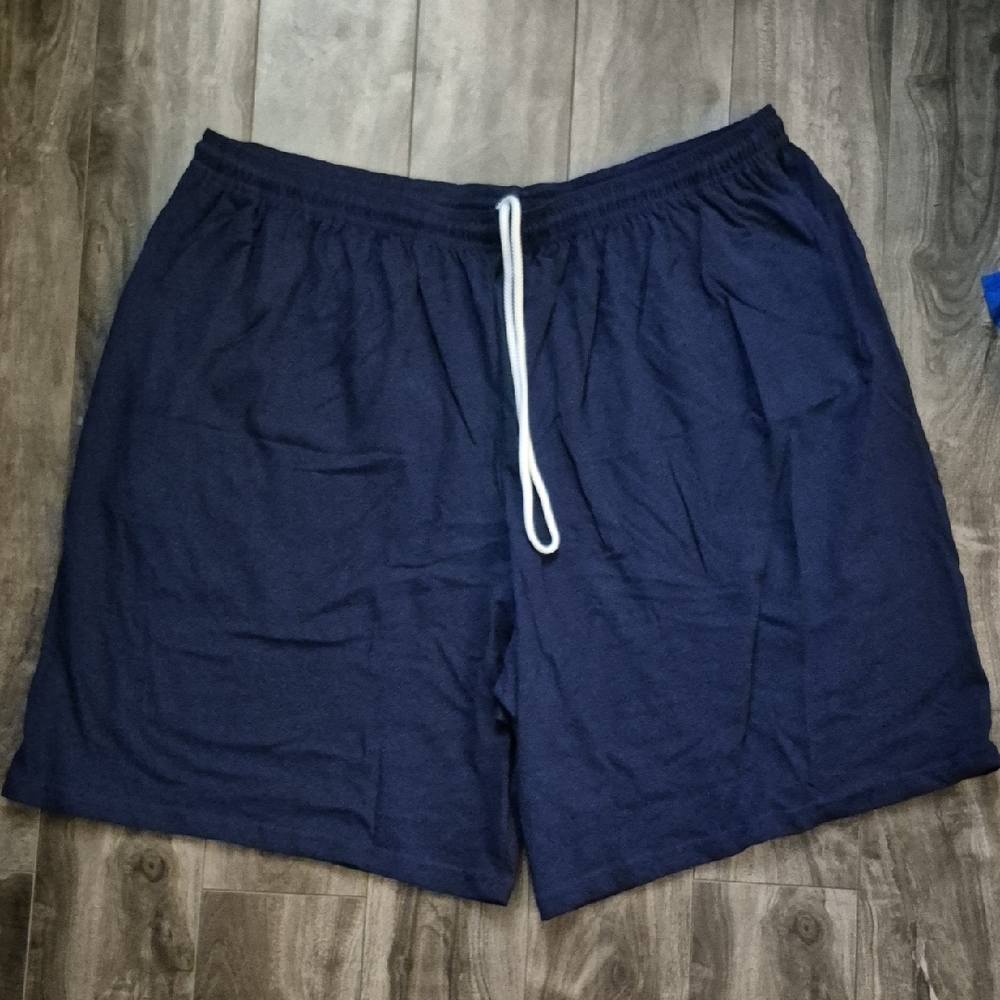 NWOT Sz 2X Mens Hanes Dark Blue Athletic Shorts